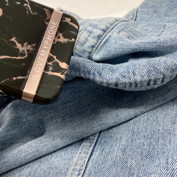 iPhone 7/8 Case NEW Black Gold Marble Print Cover - Picture 4 of 5